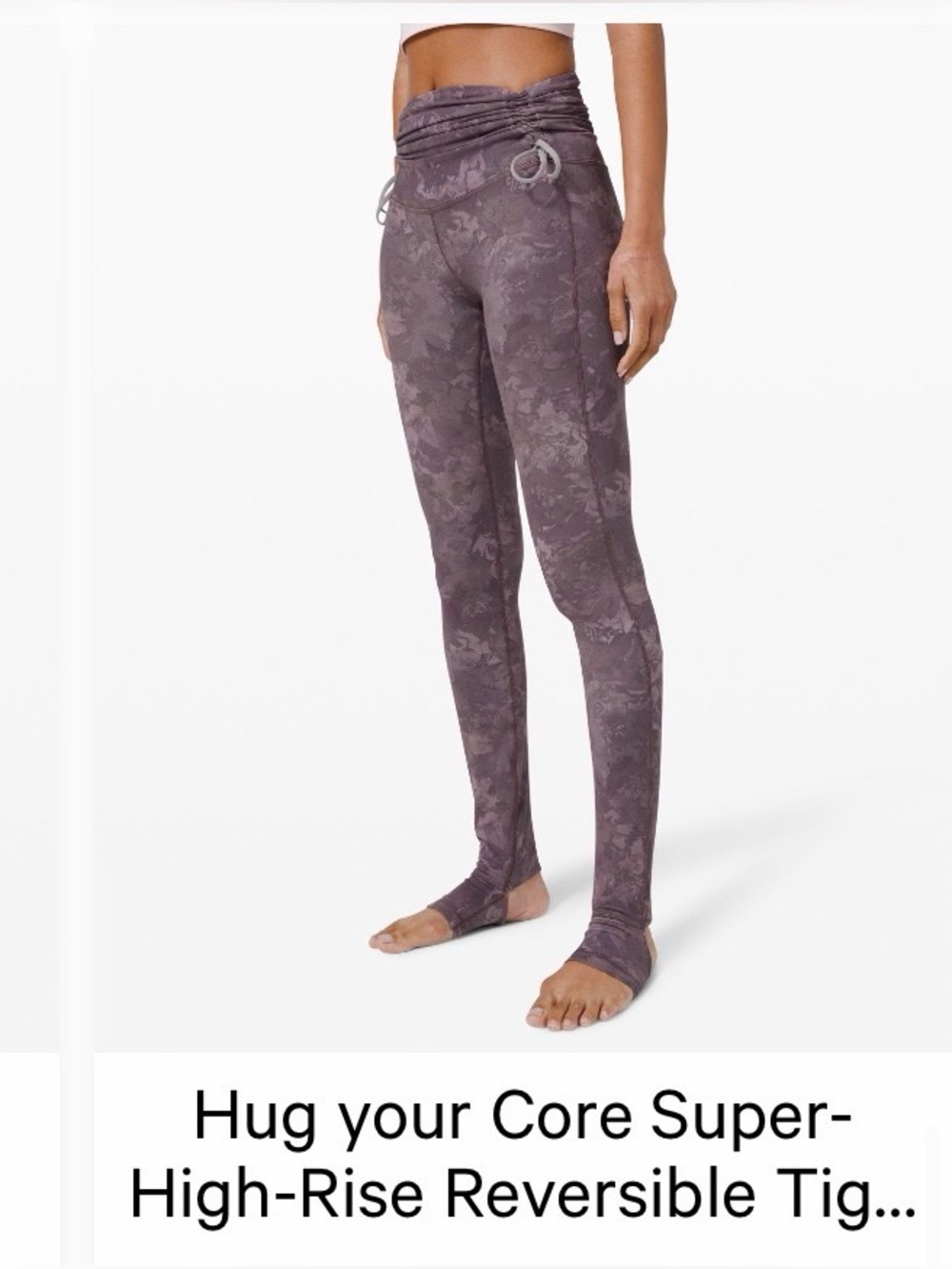 Hug your core super High-Rise Reversible Tight 28” nulu